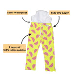 Snugkins Diaper Pant Potty Training Pajamas for Boys & Girls 100% Cotton Size 1 - Pack 2 - Evil Eye & Watermelon