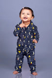 CRAZY DEAL - Snugkins Full Sleeves Baby Night suit Printed Pajamas Pack of 2