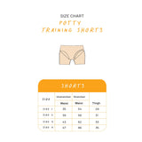 Potty Training Shorts - Pack of 2 (Kindergarten Tales & Sailing Hearts Print)