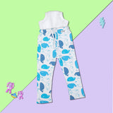 Snugkins Diaper Pant Potty Training Pajamas for Boys & Girls 100% Cotton - Pack of  1 - Whale