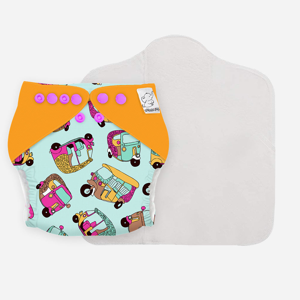 Newborn Cloth Diaper – Reusable Leak-Free Snugkins