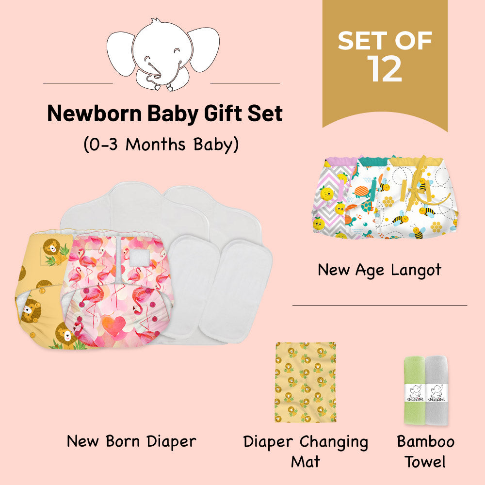 Newborn Baby Gift Set - Set of 12